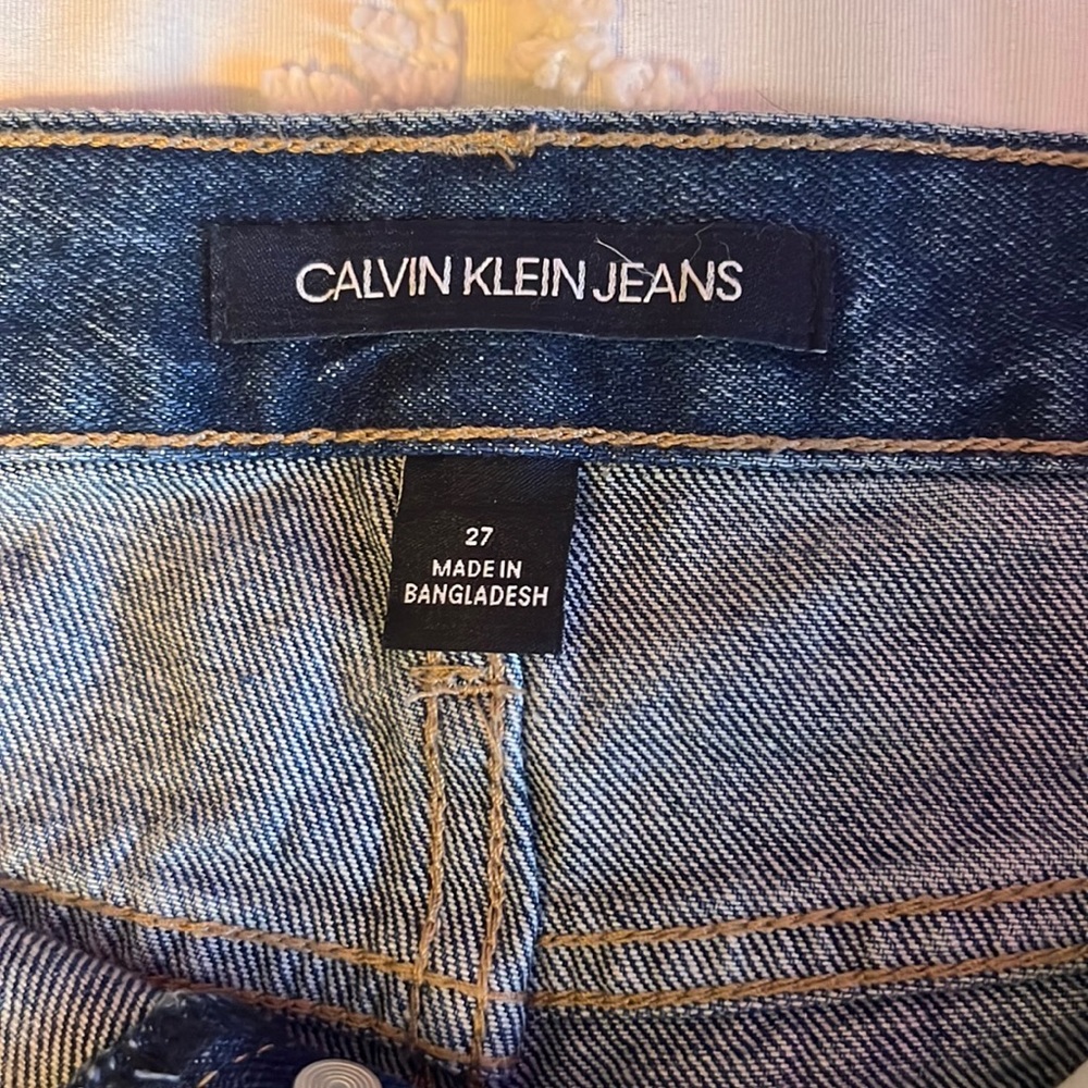 High Waisted calvin klein jean shorts